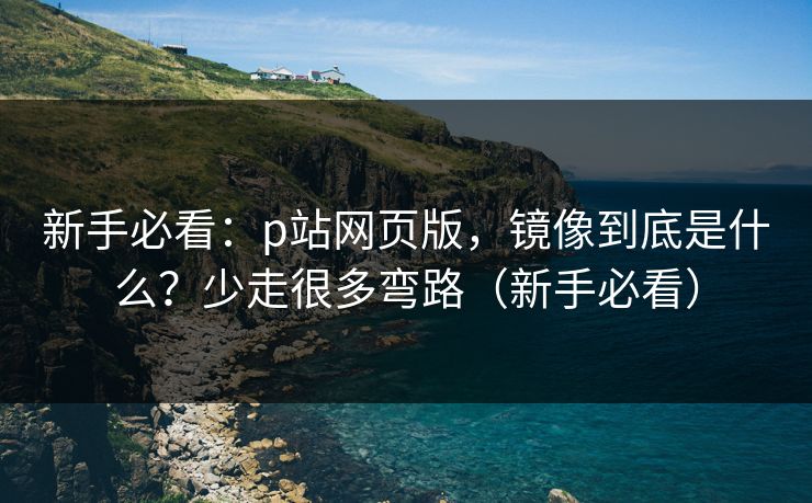 新手必看：p站网页版，镜像到底是什么？少走很多弯路（新手必看）